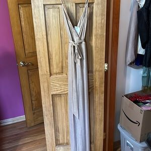 Shimmery gold jumpsuit